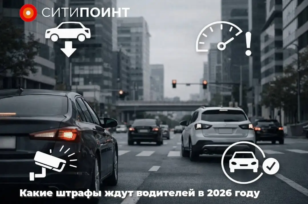 Какие штрафы ждут водителей в 2026 году