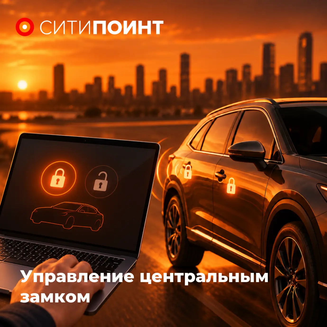 «Ситипоинт» расширяет возможности контроля транспорта: управление центральным замком теперь в личном кабинете