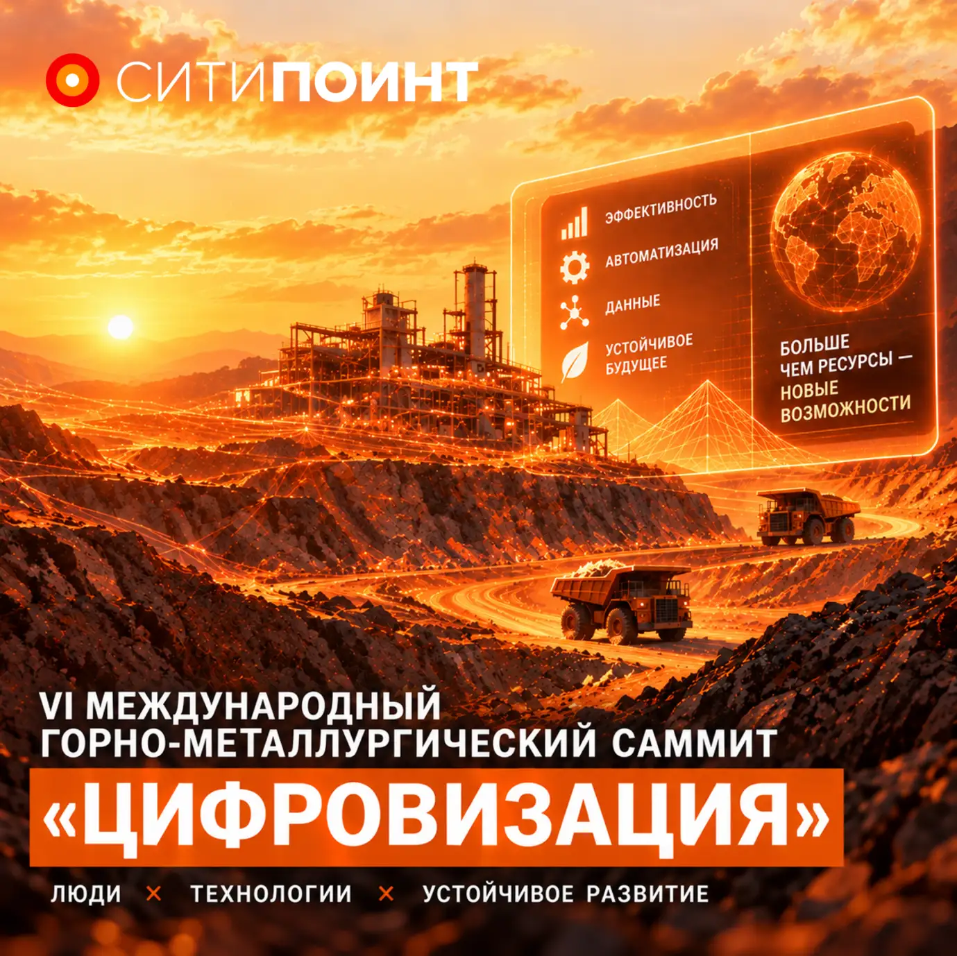 VI Международный Горно-металлургический Саммит "Цифровизация"