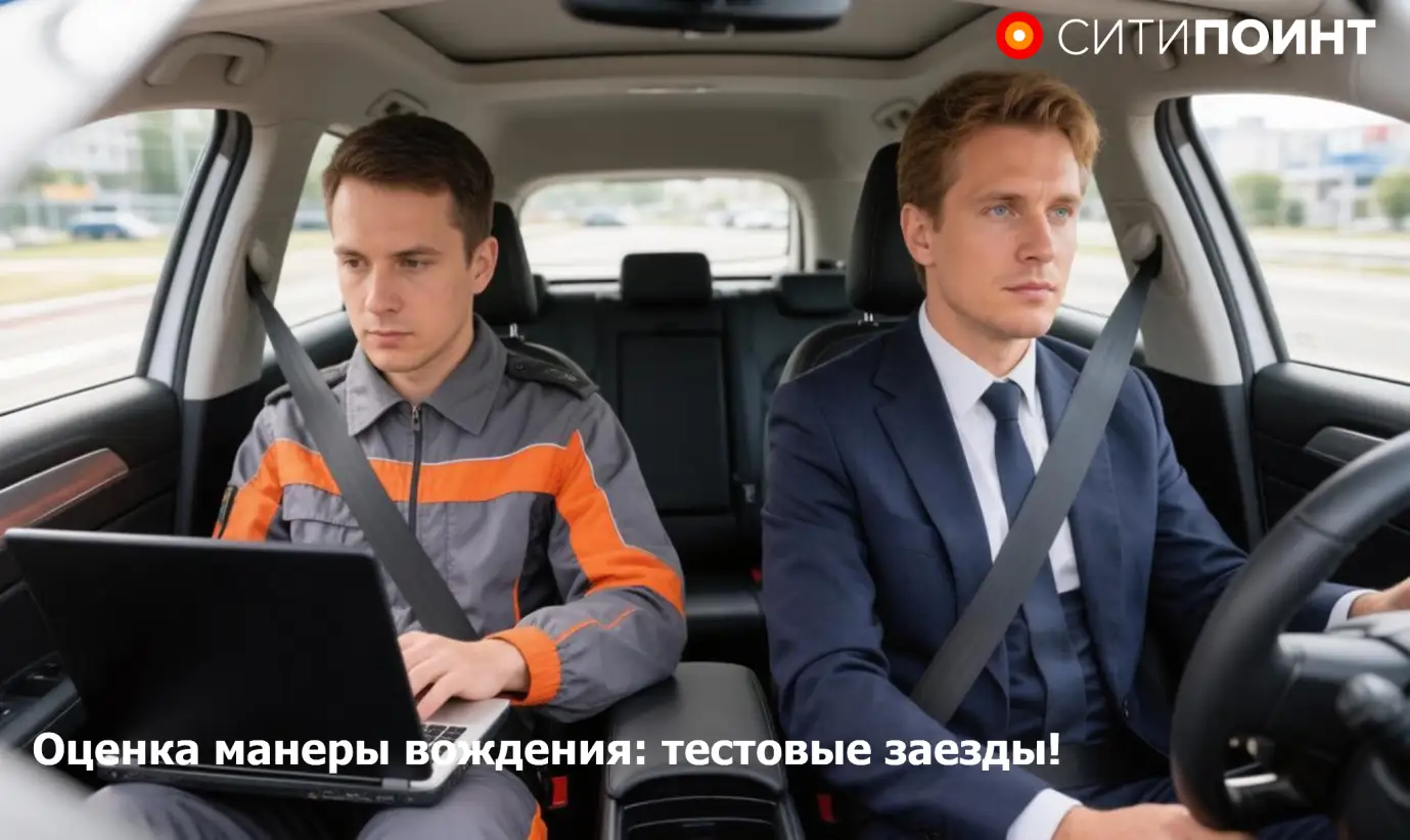 Тестовые заезды от компании СитиПоинт: настройка системы оценки манеры вождения