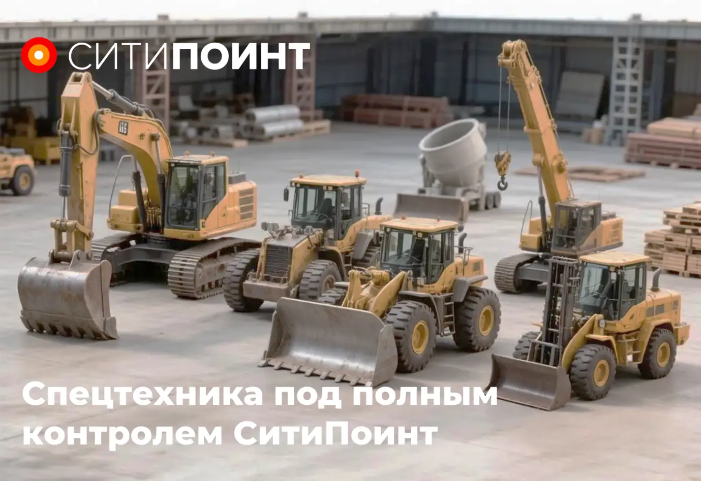 Контроль спецтехники от «СитиПоинт»: прозрачность, экономия и эффективность