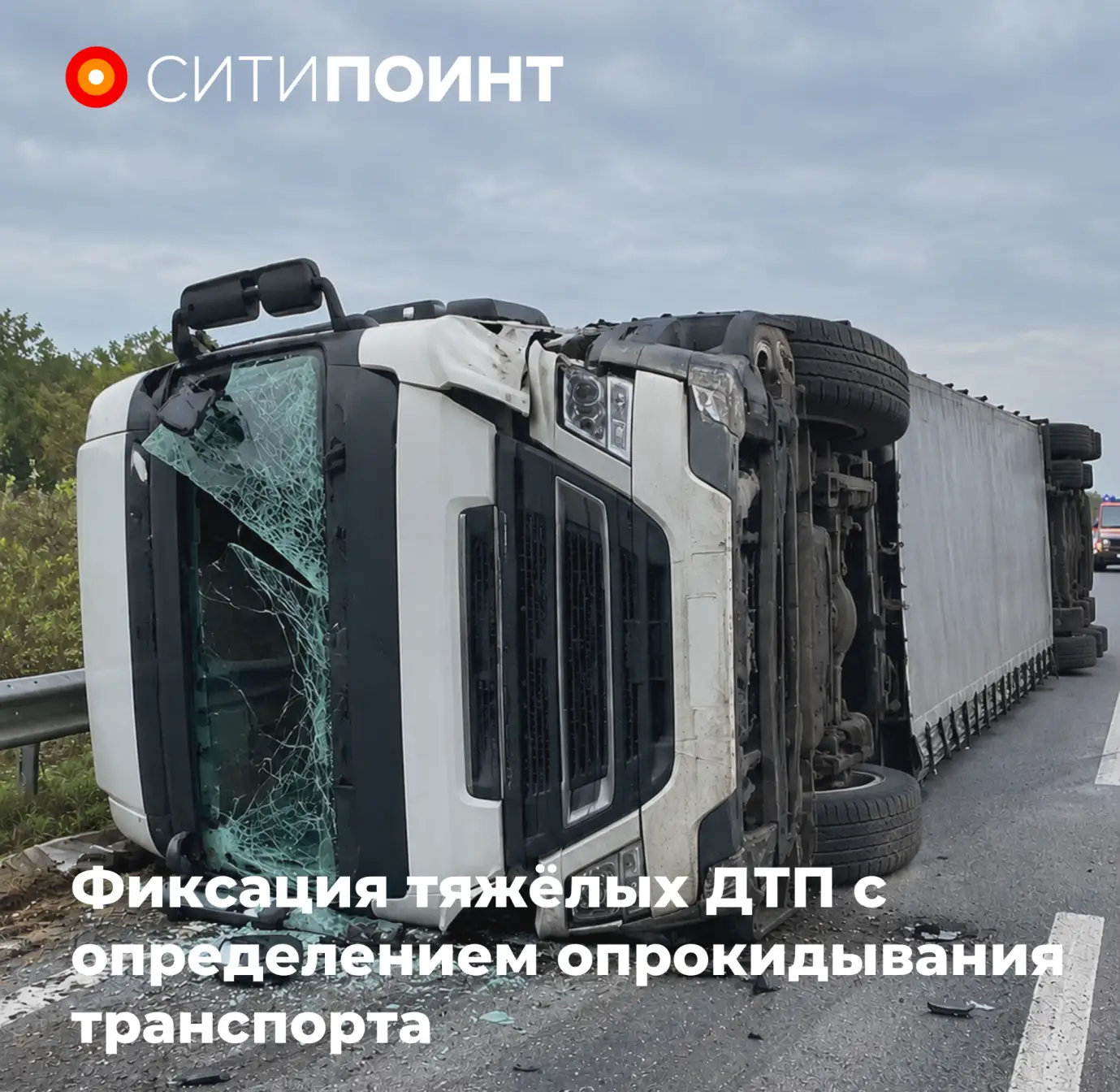 СитиПоинт расширяет контроль: теперь система фиксирует не только удары, но и опрокидывание транспорта